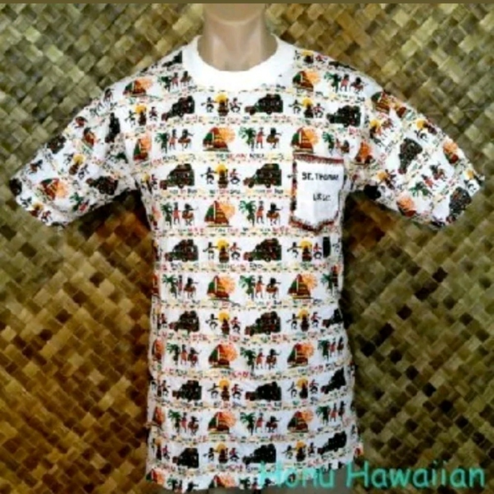 COCOWALK mens ST THOMAS Pint Pocket TShirt. M